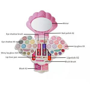 2022 Baby cosmetic shell makeup per bambini <span class=keywords><strong>set</strong></span> di <span class=keywords><strong>trucco</strong></span> per bambini di alta qualità - Product Image 3