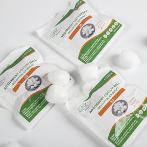 Batuffolo di cotone medicale, 100% cotone 0.5g-5g , 10 pz/borsa, 20 pz/borsa - Product Image 3