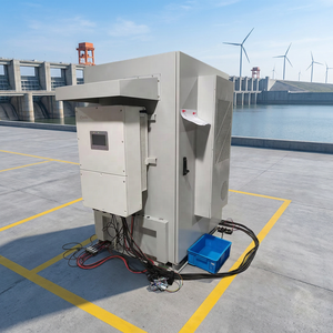 Armoire extérieure modulaire et évolutible pour batterie au lithium, ports réservés pour l'énergie solaire ou ultérieurs - Product Image 2