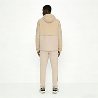 Ensemble de survêtement color block pour homme, design moderne, veste zippée en nylon personnalisée, ensemble pantalon, sweat à capuche et jogging, vêtements d'entraînement athlétique