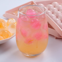 Bac à glaçons rond sans BPA, petits bacs à glaçons ronds pour congélateur, Cubos De Hielo Moldes Para Hielo, sphère ronde