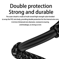 Câble magnétique HDMI 2.1 8K 60Hz 48 Gbps tressé en nylon pour charge rapide, synchronisation audio-vidéo pour ordinateur portable, ordinateur, téléviseur, projecteur, jeux