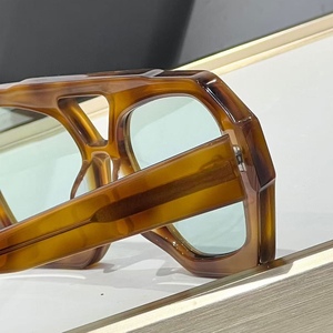 Retro sang trọng ĐÔI CẦU Kính mát vuông kính uv 400 Kính mát <span class=keywords><strong>2025</strong></span> Mens thời trang Kính mát Acetate - Product Image 4