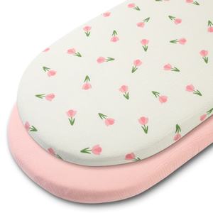 Draps de lit pour <span class=keywords><strong>berceau</strong></span> 100% coton, doux et respirants, pour garçon ou fille, pour matelas de <span class=keywords><strong>berceau</strong></span> standard - Product Image 4