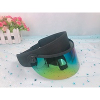 Casquette de pare-soleil d'été réglable OEM multicolore avec protection UV Casquette à visière en PVC