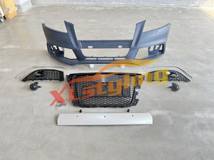 Parachoques delantero Facelift de actualización de coche con parrilla para <span class=keywords><strong>Audi</strong></span> <span class=keywords><strong>A3</strong></span> S3 <span class=keywords><strong>8P</strong></span> 2008 actualización a 2012 <span class=keywords><strong>RS3</strong></span> <span class=keywords><strong>Look</strong></span> - Product Image 5