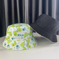 Topi Matahari Anak |   Pakaian Luar Ruangan Musim Panas |   Topi Pelindung Matahari Ringan Berpinggiran Lebar |   Cetakan Kartun Hewan Lucu |   Topi Bucket Unisex