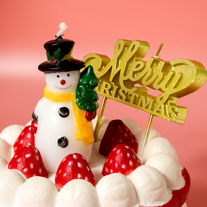 Wholesale Custom Handmade Snowman Shaped <b>Candles</b> Paraffin Wax Birthday Party Decorative <b>Candles</b> for Christmas Halloween - Product Image 1