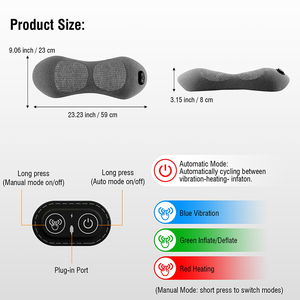 Almohada Eléctrica 3 en 1 con Calor y Masaje, Tecnología Inteligente de Elevación por Aire, Ideal <span class=keywords><strong>para</strong></span> Coche/Cama/Dormir/Silla de Oficina - Product Image 6