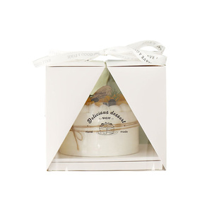 Portable plastic clear 6 inch 8 inch birthday large packaging cake box