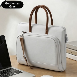 Fashionable Minimalist Oxford Cloth <b>Laptop</b> Tote <b>Crossbody</b> <b>Bag</b> with Waterproof Featureperfect As a Gift for Students Meetings. - Product Image 6