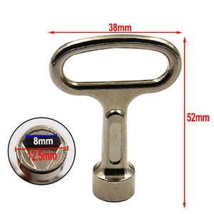 Clé à clé universelle pour serrure de porte d'ascenseur Clé utilitaire pour <span class=keywords><strong>plombier</strong></span> Clé triangulaire intérieure pour armoires électriques Trains de métro - Product Image 3