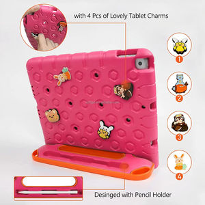 HGD Kids a prueba de golpes EVA <span class=keywords><strong>Tablet</strong></span> Case para iPad 10th Generation 10,9 pulgadas <span class=keywords><strong>2022</strong></span> cubierta con correa para el hombro soporte y cinturón - Product Image 2