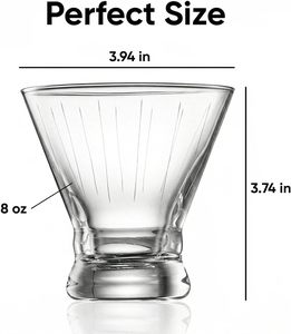Calici in Cristallo Senza Piombo Fatti a Mano, Design Elegante per Manhattan e Martini, Bicchieri da Cocktail Nick e <span class=keywords><strong>Nora</strong></span> Personalizzabili - Product Image 4