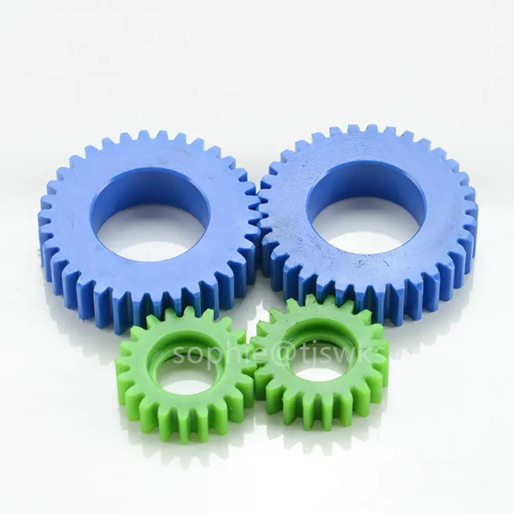 Engrenagens de plástico de nylon de alta precisão personalizadas POM engrenagem roda dentada de plástico de nylon