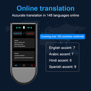Dispositivo <span class=keywords><strong>Traductor</strong></span> Portátil con Tarjeta SIM 4G, Traducción Simultánea en Español, Árabe y <span class=keywords><strong>Ruso</strong></span>, con IA y ChatGPT, Funciona en Línea y Sin Conexión - Product Image 6