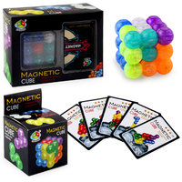 Jouets éducatifs, cubes magnétiques magiques 3x3, bricolage, prix d'usine