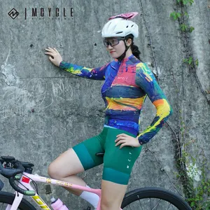 Mcycle Custom Cycling Clothing Wear Breathable Bicycle Clothes Spring Autumn Cycling Tops Long Sleeve Cycling Jersey Women