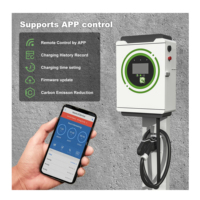 Estación de Carga de Pared para Vehículos Eléctricos de Nuevo Diseño, 30kw 40kw, Pistola Única, OCPP1.6J, IP54, Impermeable, Comercial/Doméstico, Cargador de Vehículos Eléctricos de Pistola Única