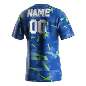 T-shirt de sport à col ras du cou pour hommes, maillot de rugby pour femmes, idéal pour la gym et l'entraînement musculaire - Product Image 2