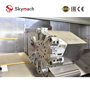 Mesin bubut <span class=keywords><strong>CNC</strong></span> BR570, presisi tinggi 4 sumbu, mesin bubut miring, sistem kontrol tunggal, bubut FANUC Mitsubishi Siemens - Product Image 4