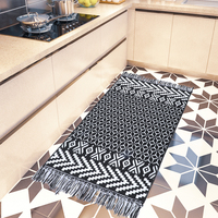 Jiahe – tapis de décoration d'intérieur de Style Boho, tissé à la main, à pampilles, pour salon, chambre à coucher