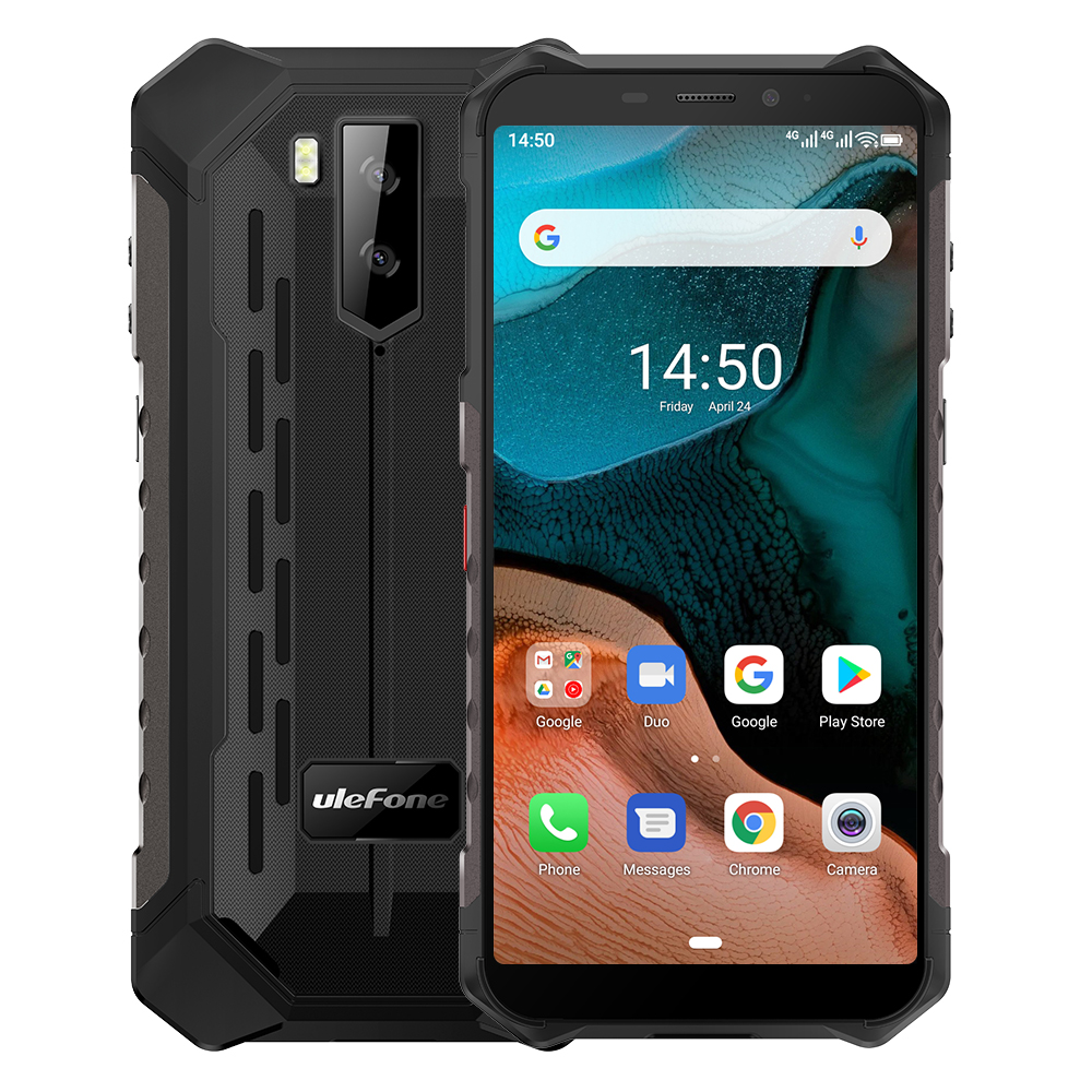 Ulefone Armor X5 Восьмиядерный 5,5 ''Ip68 водонепроницаемый противоударный прочный мобильный телефон 3 ГБ 32 ГБ 5000 мАч аккумулятор прочный Pdas Android 11