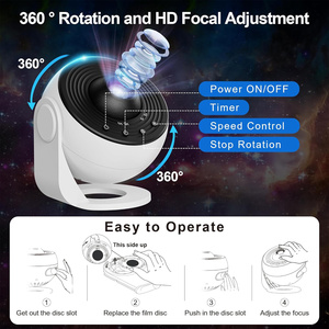 <span class=keywords><strong>Projecteur</strong></span> d'étoiles 4K HD à rotation 360°, planétarium réaliste, lumière nocturne <span class=keywords><strong>ciel</strong></span> <span class=keywords><strong>étoilé</strong></span>, nébuleuse, lampe de plafond univers spatiale USB pour chambre - Product Image 3