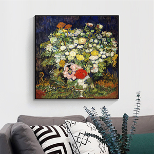 Vincent <span class=keywords><strong>Van</strong></span> <span class=keywords><strong>Gogh</strong></span> fleur toile peinture à l'huile, affiche photo décor mural maison peinture à l'huile sur toile affiches et impressions Art P - Product Image 6
