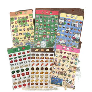 Autocollants décoratifs en PVC à bulles d'animaux mignons, imprimés UV, décoration de maison DIY - Product Image 1