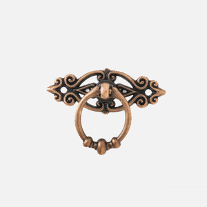 Furniture Handle Ring Zinc Alloy Antique Bronze Red Bronze Gold <b>Black</b> Traditional Cabinet Drawer Pull Durable - Product Image 4