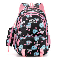 Trousse à crayons multifonctionnelle ultralégère Twinkle Factory en gros, motif dessin animé, et ensemble de sacs d'école pour adolescents