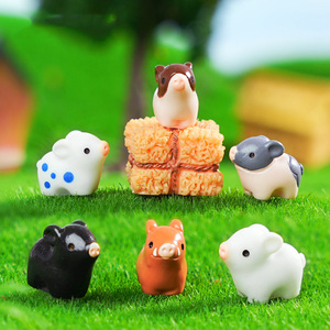 Miniaturas de Cerditos Coloridos, Adornos de Resina, Figuras de Animales, Adornos para Pasteles, Macetas, Decoración de Habitaciones - Product Image 4