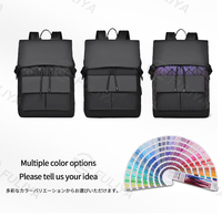 Fuliya Sac de créateur de luxe laser avec logo personnalisé Sac à dos unisexe léger de grande capacité pour étudiants d'université Sac à dos pour ordinateur portable pour hommes d'affaires