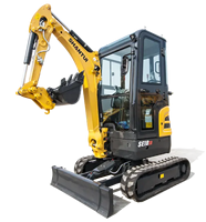 Mini-excavatrice sur chenilles SHANTUI SE18SR 1,8 tonne EuroV CE pour la ferme et la maison à vendre