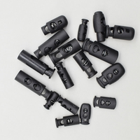Boucle de réglage de corde cylindrique à un trou, boucle à ressort en plastique, accessoire vestimentaire