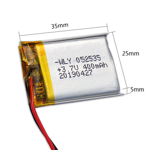 WLY Có Thể Sạc Lại <span class=keywords><strong>Lithium</strong></span> <span class=keywords><strong>Ion</strong></span> Polymer Pin 052535 <span class=keywords><strong>3.7V</strong></span> 450MAh <span class=keywords><strong>Lithium</strong></span> <span class=keywords><strong>Ion</strong></span> Polymer Pin Lipo Pin Ce - Product Image 4