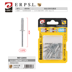 Rivetti a pressione Erpsl 4.8x18mm di grado industriale per giunzioni metalliche - Product Image 3