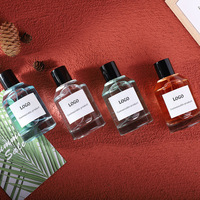 Flacons de parfum en verre de 30 ml, 50 ml, 100 ml, vente en gros, design avec couvercles, flacon de parfum de luxe, en stock avec boîte
