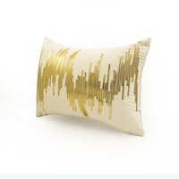 Housse de coussin décorative en cuir, couverture de luxe, Jacquard, à la mode, personnalisée, vente en gros, 30x50cm