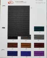 Similicuir PU gaufré motif crocodile pour emballage de boîtes à vin, meubles, canapés et usage décoratif - Résistant à l'eau
