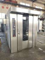 Four rotatif commercial de type chariot, four industriel pour la fabrication du pain / électrique, gaz, diesel, multi-alimentation en option / four rotatif-D