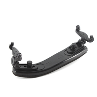 Support d'épaule pour violon en plastique noir mat réglable, prix de gros, tailles 4/4 à 1/16, logo personnalisé, accessoires de qualité pour violon