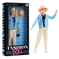 1:6 échelle 31CM peluche poupée enfants garçon poupée carrière rêveur PDG médecin capitaine surfeur explorateur titres vinyle matériel vêtements