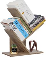 Étagères d'étagères en bois affichage étagère en bois bibliothèque livres bureau debout étagères organisateur pour bureau chambre