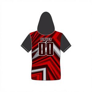 Camiseta de Baloncesto Sublimada Personalizada, Manga Corta, Verano, Transpirable, Secado Rápido, Antibacteriana, Diseño de Tallas Grandes - Product Image 1