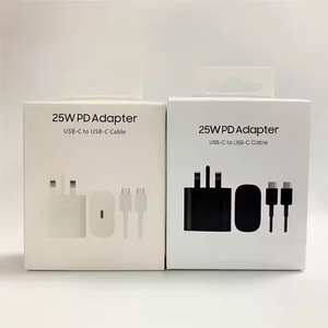 <span class=keywords><strong>TA800</strong></span> UK Cargador 2 en 1 PD 25W Cargador de pared Adaptador de corriente original con cable Cargador tipo C de carga súper rápida para Samsung - Product Image 2