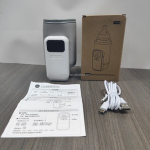 Calentador de Biberones Portátil con Pantalla Digital, Recargable por USB, Cuerpo de Plástico 37-55 ° Control de Temperatura C - Product Image 5