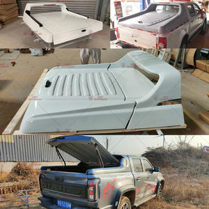 Primer Hardtop Canopy W/ Rack Bar para DMAX Foton Tunland JAC T6 Ranger Rich Hilux <span class=keywords><strong>Vigo</strong></span> Spoiler Wing <span class=keywords><strong>Ventanas</strong></span> correderas de aluminio - Product Image 5