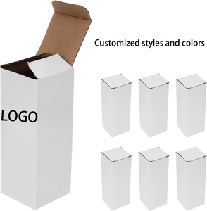 Boîte d'emballage de produit en carton kraft ondulé avec logo personnalisé imprimé, conception gratuite en usine - Product Image 1